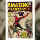 Ejemplar a subasta de ’Amazing Fantasy #15’, que contiene la primera historia completa de Spider-Man.-