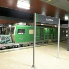 Imagen de la auscultación geométrica realizada por Adif en la línea de AVE de Zamora y Pedralba de la Pradería.-E. M.