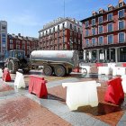 Obras en la plaza Mayor de Valladolid.-J.M. LOSTAU
