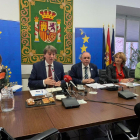 Presentación de ‘Think Europe’, con el alcalde de Soria.-EM