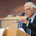 Josep Borrell, durante una intervención en el Parlamento Europeo.- PARLAMENTO EUROPEO