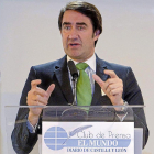 Juan Carlos Suárez-Quiñones, durante la clausura.-J. M. Lostau