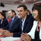 Pedro Sánchez, en el Comité Federal del PSOE.-DAVID CASTRO