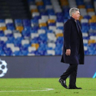 Ancelotti, en su último partido, este miércoles.-FEDERICO PROIETTI / DPPI