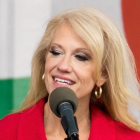 Kellyanne Conway, asesora de Trump.-TASOS KATOPODIS