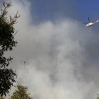 Un incendio forestal declarado en San Martín de la Falamosa (León) amenaza a varias casas de la pedanía-Ical