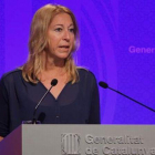 Munté: el Govern defiende a los Mossos ante la quema de fotos del Rey.-