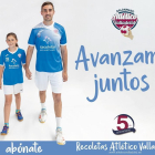 Cartel de la campaña de abonados con los jugadores Daniela Pisonero y Roberto Turrado.-RAV
