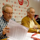 El vicesecretario de UGT Castilla y León, Evelio Angulo (D), valora los presupuestos de la Junta-Rubén Cacho / ICAL