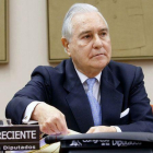 Carlos Dívar, en el 2012, en el Congreso de los Diputados.-DAVID CASTRO