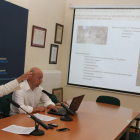 La presidenta de la Diputación, Ángeles Armisén, junto al vicepresidente de la institución y diputado de Promoción Económica y Empleo, Luis Calderón, hace el balance del Plan de Empleo Medioambiental.-ICAL