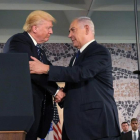 Trump, con Netanyahu, en el Museo de Israel.-AFP / MANDEL NGAN