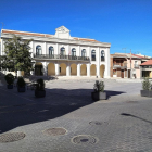 Plaza Mayor de Íscar, en cuyas inmediaciones fue agredido un vecino el pasado fin de semana.-A.I.