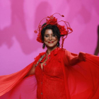 La modelo María Pineda en la Cibeles Madrid Fashion Week.-Foto: EFE/ ARCHIVO