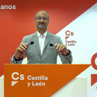 El portavoz de C’s, Luis Fuentes, ayer.-ICAL