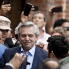 Alberto Fernández, candidato peronista a la presidencia de Argentina.-AP / NATACHA PISARENKO
