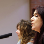 La secretaria de Salud Laboral de UGT de Castilla y León, Azucena Pérez, ya la secretaria de Accción Sindical de FICA-UGTCyL, Sandra Vega, analizan la siniestralidad laboral de la Comunidad tras los dos accidentes mortales con los que se ha iniciado 2017-ICAL