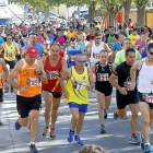 Algunos de los corredores que participaron en la mañana de ayer en el evento celebrado en el municipio vallisoletano de Zaratán.-J.M. LOSTAU