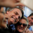 El ultraderechista Jair Bolsonaro durante la campaña electoral.-REUTERS / ADRIANO MACHADO