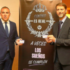 Jorge Santiago y Carlos Suárez, durante la presentación de la campaña.-PABLO REQUEJO