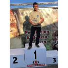 Ricardo Ramos, tras su victoria en el campeonato de España de caza menor celebrado en Osuna.-L. FUENTE