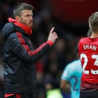 Michael Carrick, actual asistente del United.-EL PERIÓDICO