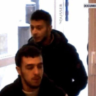 Abdeslam, en segundo plano, en la cafetería de la gasolinera.-BFMTV