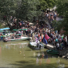 Procesión fluvial de la Virgen del Carmen por el río Pisuerga en Valladolid .-ICAL