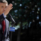 El presidente del PP, Pablo Casado.-JOSÉ LUIS ROCA