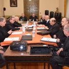 Un momento de la reunión del Patronato de las Edades del Hommbre que ayer se celebró en Palencia.-