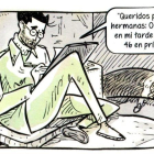 Viñeta de Dr. Uriel, el cómic de Sento sobre la experiencia de su suegro médico durante la guerra civil.-EL PERIÓDICO