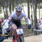 David Valero, durante la carrera de ayer en Las Contiendas.-MIGUEL ÁNGEL SANTOS