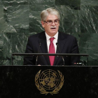 El ministro de Exteriores, Alfonso Dastis, en la ONU.-FRANK FRANKLIN II (AP)