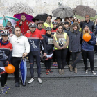 Familiares de víctimas de accidentes en la carretera se concentran para homenajearles.-J.M.LOSTAU
