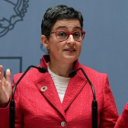 Arancha González, ministra de Asuntos Exteriores durante su toma de posesión.-JAVIER SORIANO (AFP)