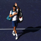 Novak Djokovic despidiendose del público en Indian Wells-ADAM PRETTY/ EFE
