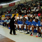 Iñaki Martín con la selección de Mozambique en 2011.-El Mundo