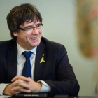 Carles Puigdemont, expresidente de la Generalitat.-AFP / GREGOR FISCHER
