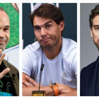 Andrés Iniesta, Rafael Nadal y Pau Gasol, las tres personas más valoradas por los españoles.-