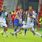 Centro de Duje Cop en el partido Sporting-Deportivo de la temporada 2016-2017.-JJ / LA NUEVA ESPAÑA