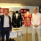 CyLTV presenta en el estadio Nueva Balastera de Palencia el partido 'Duelo de camisetas' que enfrentará a los 'músculo's de CD Palencia frente a la elegancia del 'esmoquin' de la Cultural Deportiva y Leonesa.-ICAL