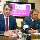 Juan Martínez Majo junto a Lupicinio Rodrigo.-ICAL