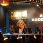 La exalcaldesa de Madrid, Manuela Carmena, durante la presentación de su libro.-