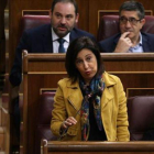 Margarita Robles, portavoz del PSOE, ayer en el pleno.-JUAN MANUEL PRATS
