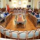 Los integrantes del Consejo Social de la ciudad de Valladolid, durante el Pleno de ayer.-EL MUNDO