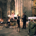 Concierto de Románico Atlántico en la iglesia de San Martín, en la localidad zamorana de San Martín de Castañeda-Ical