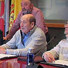 Ernesto Argote, segundo por la derecha, en una foto de archivo.-E.M