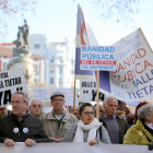 Manifestación en defensa de la sanidad pública del pasado mes de enero en Valladolid.-ICAL