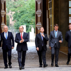 Los presidentes autonómicos durante la cita de Zaragoza.-ICAL