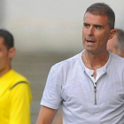 Gaizka Garitano enfadado durante un partido de esta temporada con el Eibar.-El Mundo